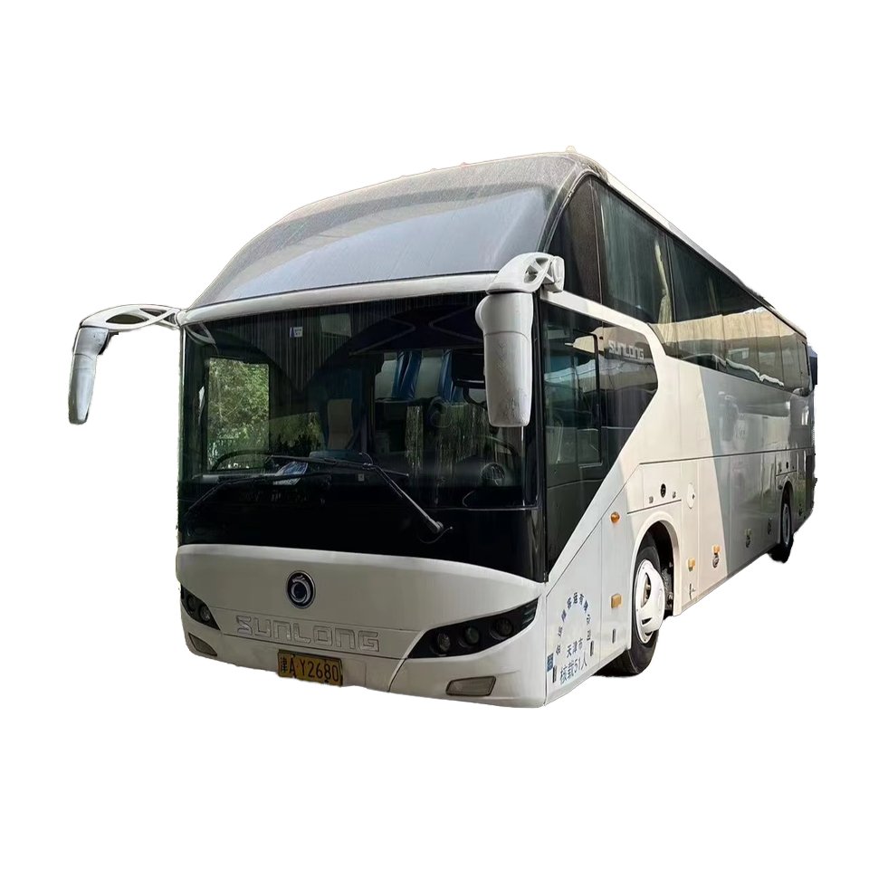 Shanghai Shenlong 12M 50-Seat Bus Yuchai 330 Engine Airbag Diesel Manual Cheap Used Buses Sale China (November 2015)